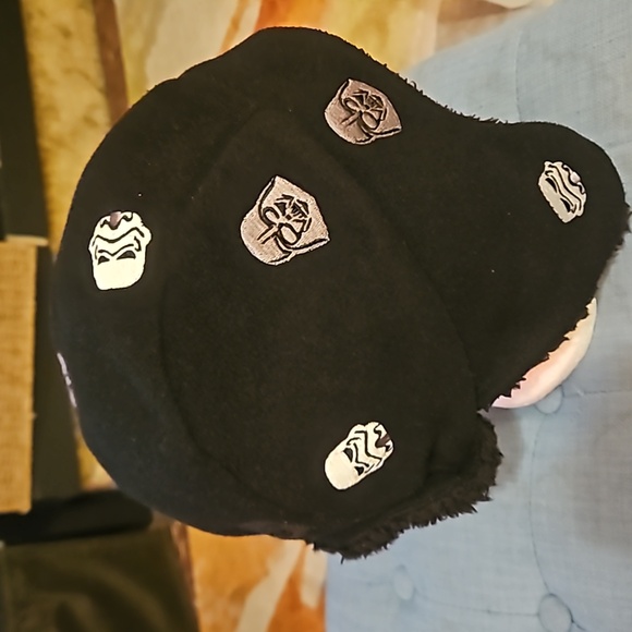 ๐3/$25๐ Star Wars Darth Vader/ Storm Trooper Black Trapper Hat size S/M - Picture 3 of 7